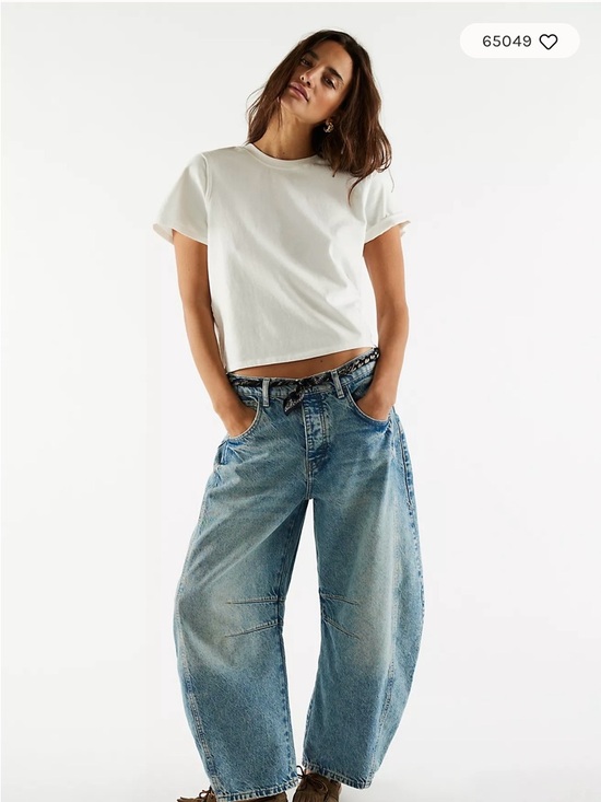 Free People Denim - We The Free Good Luck Mid-Rise Barrel Jeans